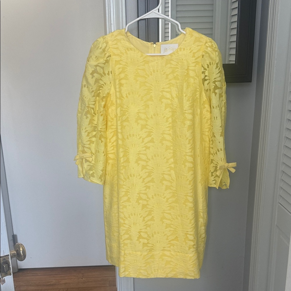 Lilly Pulitzer Yellow Long Sleeve Dress